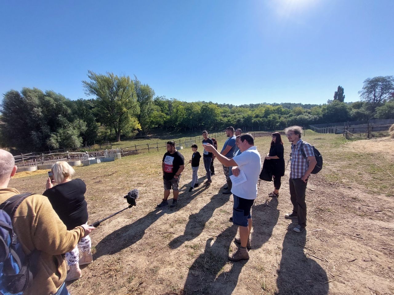 Citizen scientists and co-researchers on a study visit in Hungary