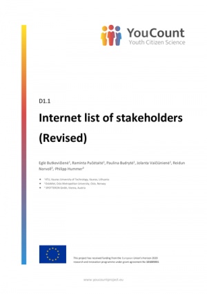 Internet list of stakeholders (Revised 2023)